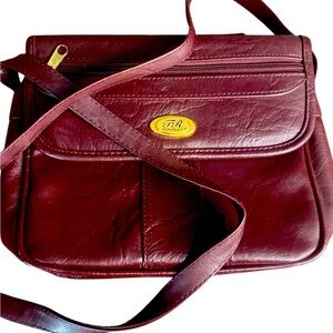 TR Bentley Maroon  Crossbody Bag With 4 Compartments